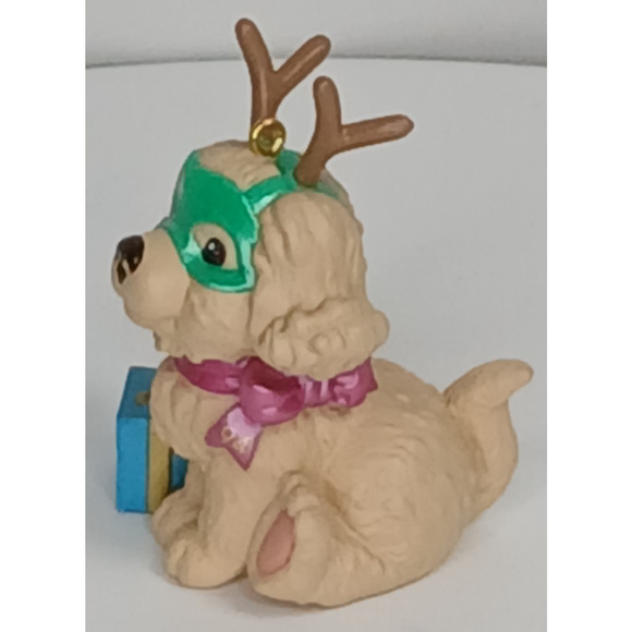 1994 Hallmark Ornament SECRET SANTA puppy - Picture 9 of 10